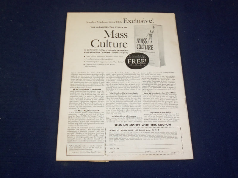 1957 AUGUST 24 SATURDAY REVIEW MAGAZINE - JAMES GOULD COZZENS - SP 9454