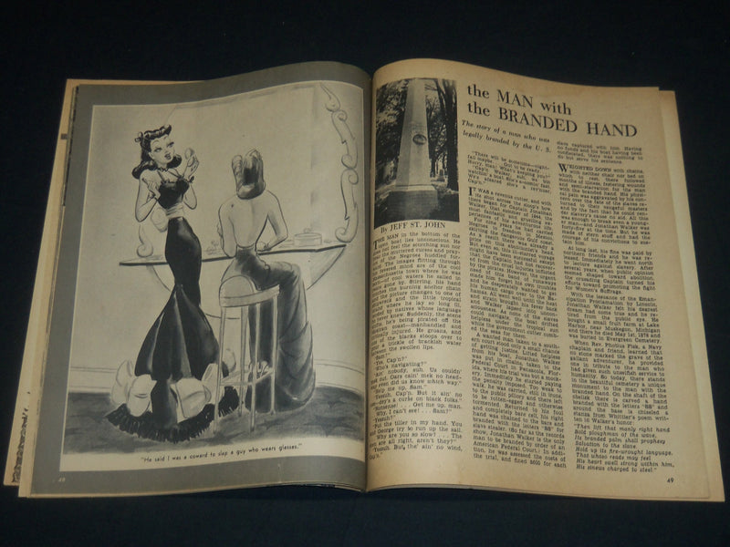 1949 MARCH SIR! MAGAZINE - MODERN EVE COVER - JOHN L. SULLIVAN - J 5653