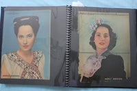 HOLLYWOOD STARS SCRAPBOOK - GREGORY PECK - MERLE OBERON - KIM NOVAK - #22