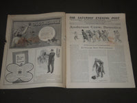 1904 APRIL 16 THE SATURDAY EVENING POST MAGAZINE - ILLUSTRATED COVER - SP 460