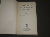 1946-1947 HASTINGS SCHAAKCITADEL BY H. KMOCH HARDCOVER BOOK - J 2383
