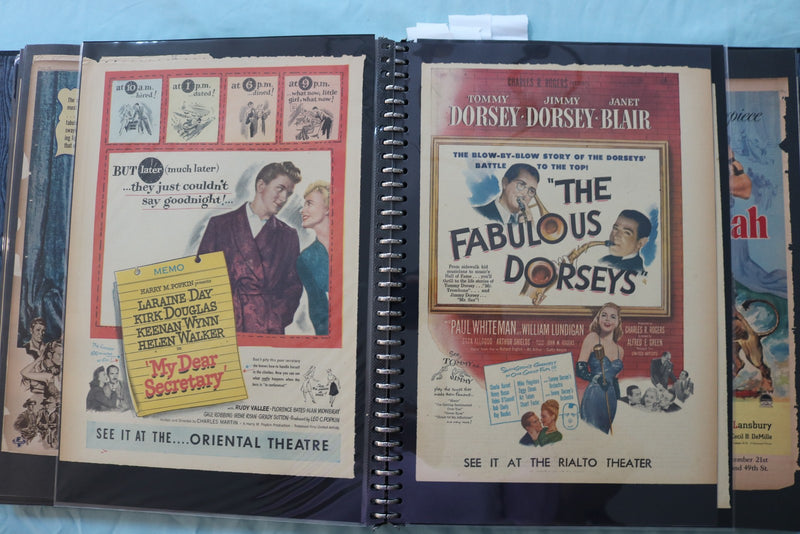HUGE MOVIE SCRAPBOOK - LOBBY CARDS - #19