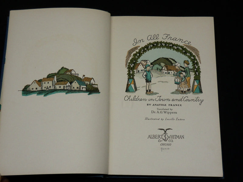 1930 IN ALL FRANCE HARDCOVER BOOK BY ANATOLE FRANCE - KD 2767I