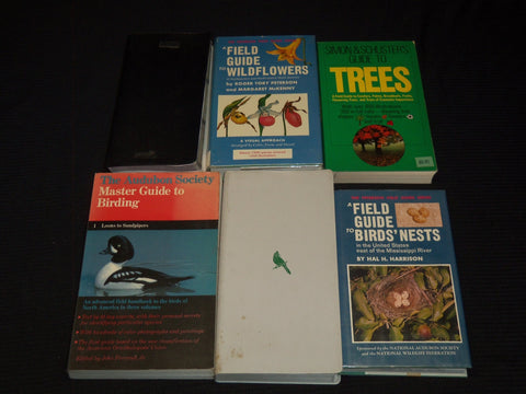 1968-1988 ASSORTED FIELD GUIDES LOT OF 6 - AUDUBON - TREES - WILDFLOWERS- R 701M