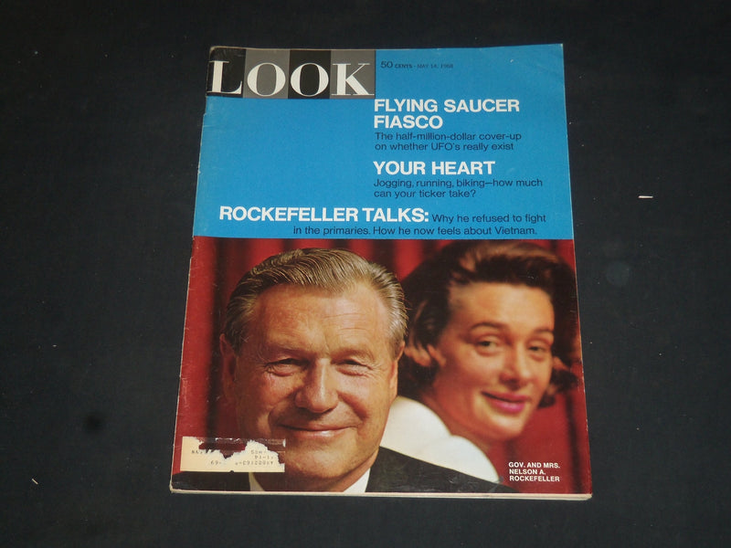 1968 MAY 14 LOOK MAGAZINE - GOVENOR & MRS. NELSON ROCKEFELLER COVER - SP 8078