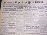 1935 MAY 7 NEW YORK TIMES - PULITZER AWARDS GO TO OLD MAID, FIRST NOVEL- NT 4924