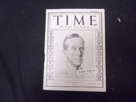 1926 DECEMBER 27 TIME MAGAZINE - ALFRED PRITCHARD SLOAN JR. - T 73