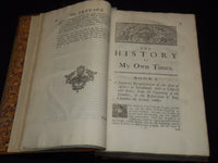 1724-1734 BISHOP BURNET'S HISTORY OF HIS OWN TIME VOLUME 1 & 2 - #12