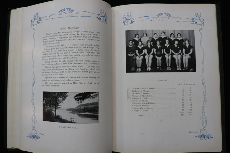 1930 TOM TOM OWEGO FREE ACADEMY YEARBOOK - OWEGO NEW YORK - SOFTCOVER - YB 3475