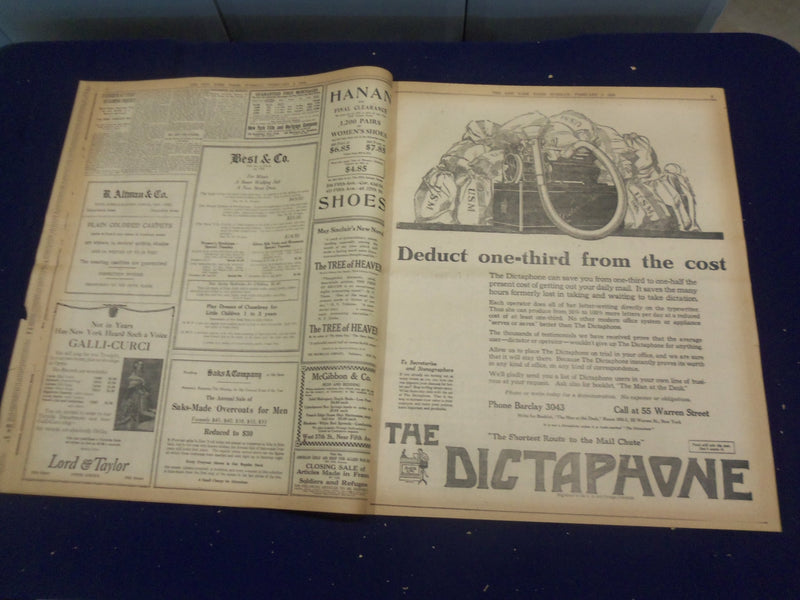 1918 FEBRUARY 5 NEW YORK TIMES - GERMAN STRIKE BROKEN BY ARMY - NT 8231