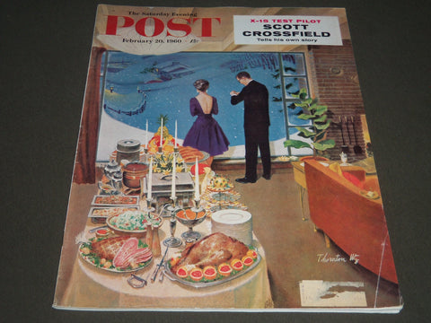 1960 FEB 20 THE SATURDAY EVENING POST MAGAZINE - NORMAN ROCKWELL AD - SP 2284