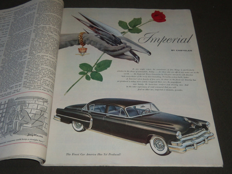 1953 MARCH 14 THE SATURDAY EVENING POST MAGAZINE - ILLUSTRATED COVER - SP 1954