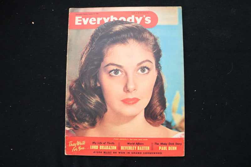 1956 JANUARY 14 EVERYBODY'S MAGAZINE - PIER ANGELI COVER - E 25916