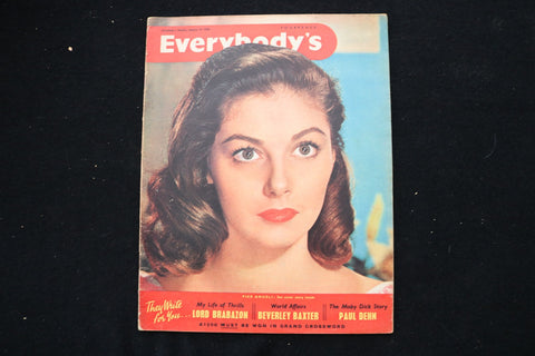1956 JANUARY 14 EVERYBODY'S MAGAZINE - PIER ANGELI COVER - E 25916