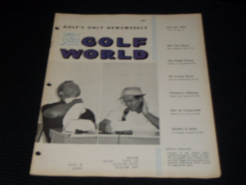 1965 JUNE 25 GOLF WORLD MAGAZINE - PLAYER & NAGLE FRONT COVER - E 7335