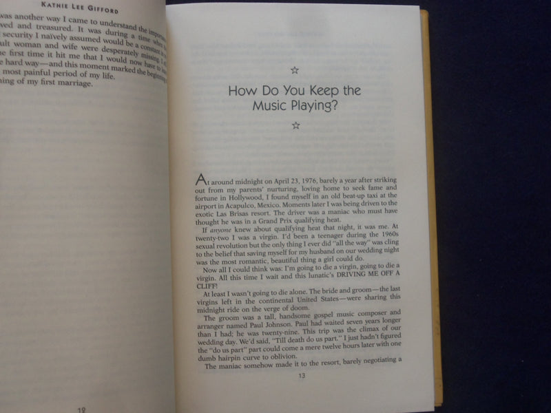 1991 CAN'T BELIEVE I SAID THAT HARDCOVER BOOK-KATHIE LEE GIFFORD-SIGNED- KD 9319