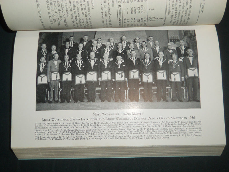 1919-1972 FREE AND ACCEPTED MASONS LOT OF 7 - GRAND LODGE OF NEW JERSEY- KD 1406
