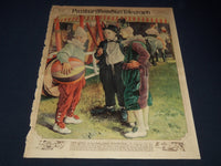 1930 NOV 2 PITTSBURGH SUN TELEGRAPH GRAVURE - THREE CLOWNS - KNIGHT - NT 9586