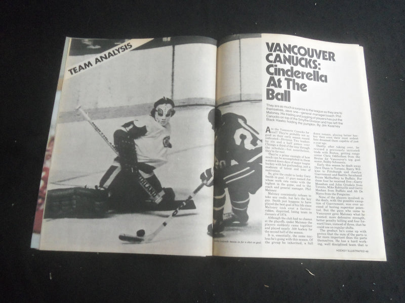 1975 MARCH HOCKEY ILLUSTRATED MAGAZINE - BOBBY CLARKE COVER - B 6235D