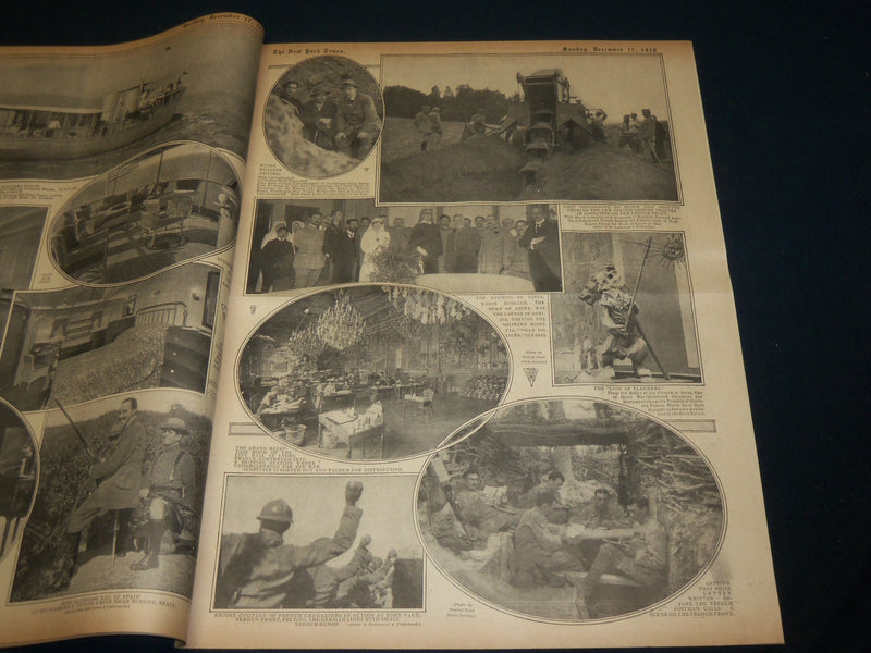 1916 DECEMBER 17 NEW YORK TIMES ROTO PICTURE SECTION - BRITISH TANK - NT 8959