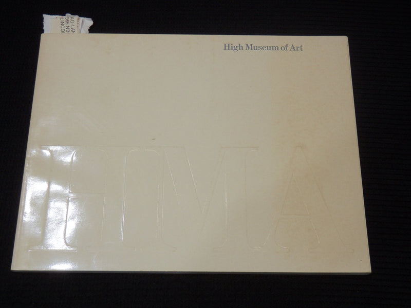 1983 HIGH MUSEUM OF ART - THE NEW BUILDING SOFTCOVER BOOK - NICE PHOTOS - K 2157