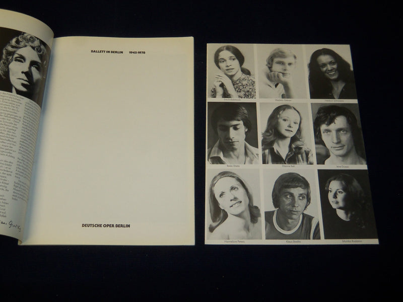 1978 BALLETT IN BERLIN BALLET PROGRAM - GREAT PHOTOS - J 5110