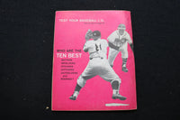 1959 BASEBALL STARS MAGAZINE - WARREN SPAHN COVER - B 3455G