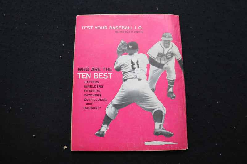 1959 BASEBALL STARS MAGAZINE - WARREN SPAHN COVER - B 3455G