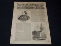 1858 MARCH 13 LIFE ILLUSTRATED NEWSPAPER - PEABODY'S PROLIFIC CORN - NP 5895