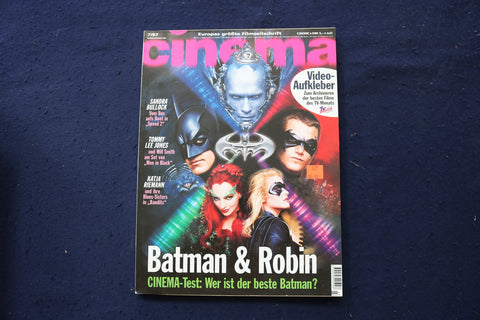 1997 JULY CINEMA MAGAZINE - BATMAN & ROBIN COVER - E 19117