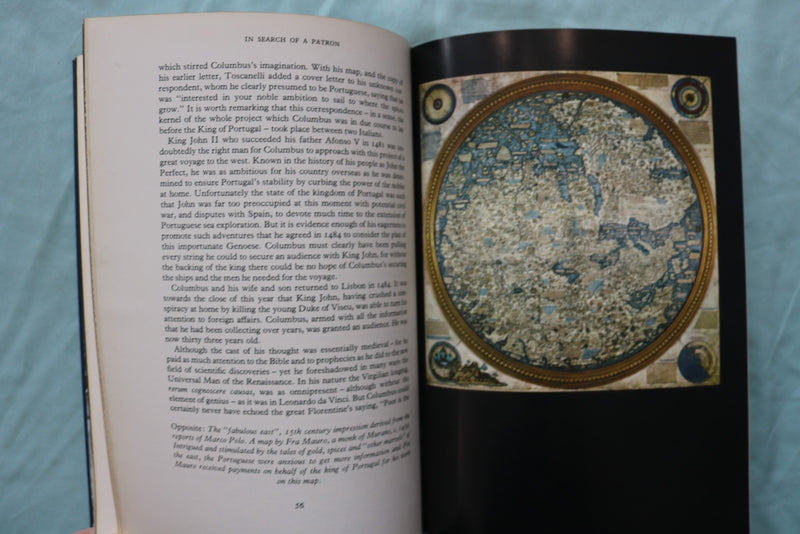 1973 CHRISTOPHER COLUMBUS HARDCOVER BOOK BY ERNLE BRADFORD - KD 9664