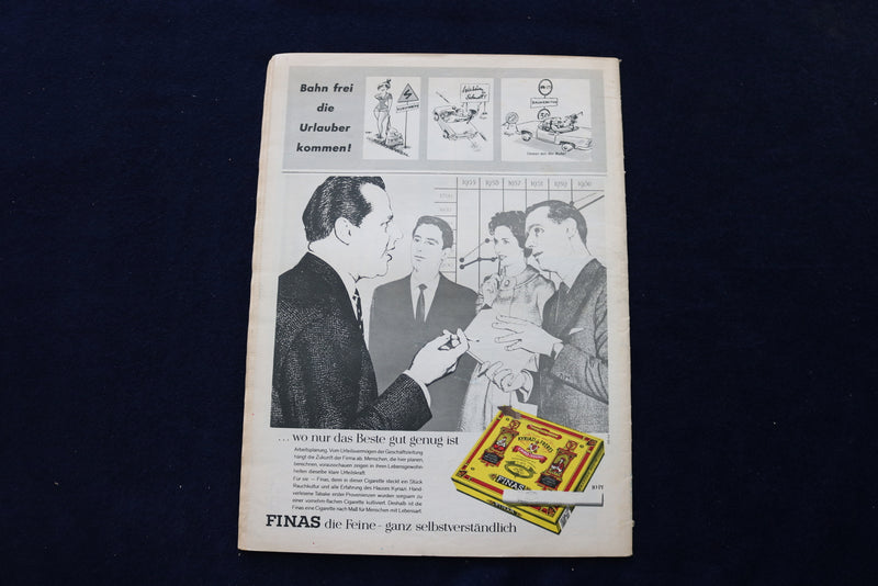 1960 JUNE 18 NEUE ILLUSTRIERTE MAGAZINE - AVA GARDNER COVER - GERMAN - E 23864