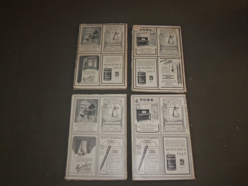 1924 HARPER'S MONTHLY MAGAZINE - LOT OF 8 - STORIES & ILLUSTRATIONS - WR 950B