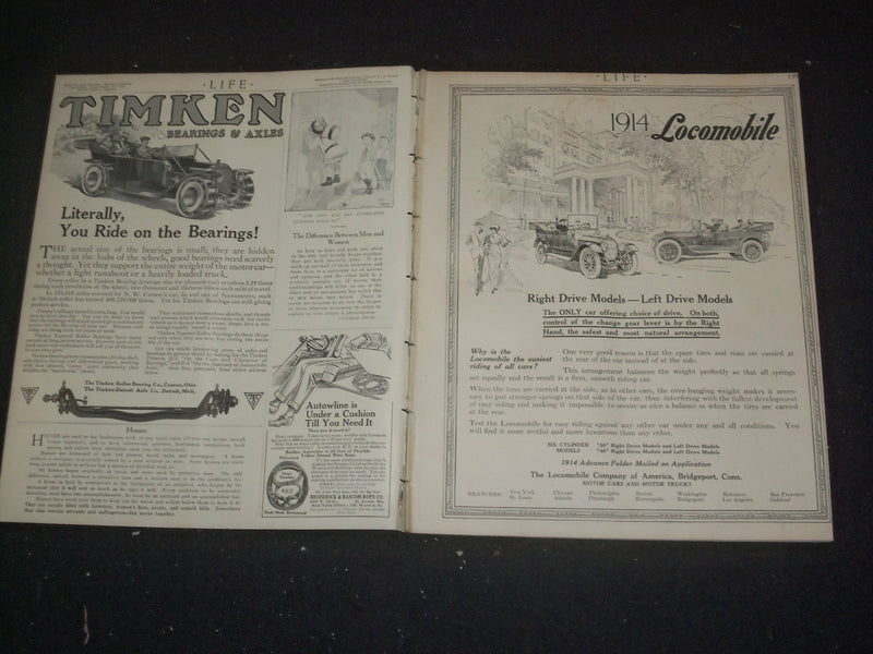 1913 JULY 24 LIFE MAGAZINE - WILLIAM STUBBS! WHAT WOULD YOUR FATHER SAY- ST 6487