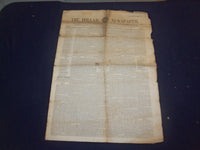 1845 AUGUST 6 & 15 THE SATURDAY EVENING POST - LOT OF 2 - DISRAELI -NP 5064