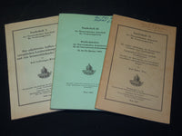 1948-1964 SONDERITEFT DER OSTERREICHISCHEN ZEITSCHRIFT LOT OF 3 - J 5895