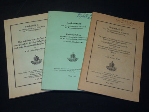 1948-1964 SONDERITEFT DER OSTERREICHISCHEN ZEITSCHRIFT LOT OF 3 - J 5895