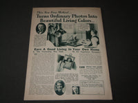1935 MARCH 2 MID-WEEK PICTORIAL MAGAZINE SECTION - PRESIDENT ROOSEVELT - J 3198