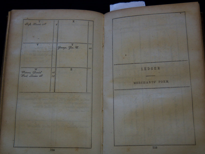 1856 A PRACTICAL SYSTEM OF BOOK-KEEPING BOOK BY LEVI FULTON & EASTMAN - KD 7812