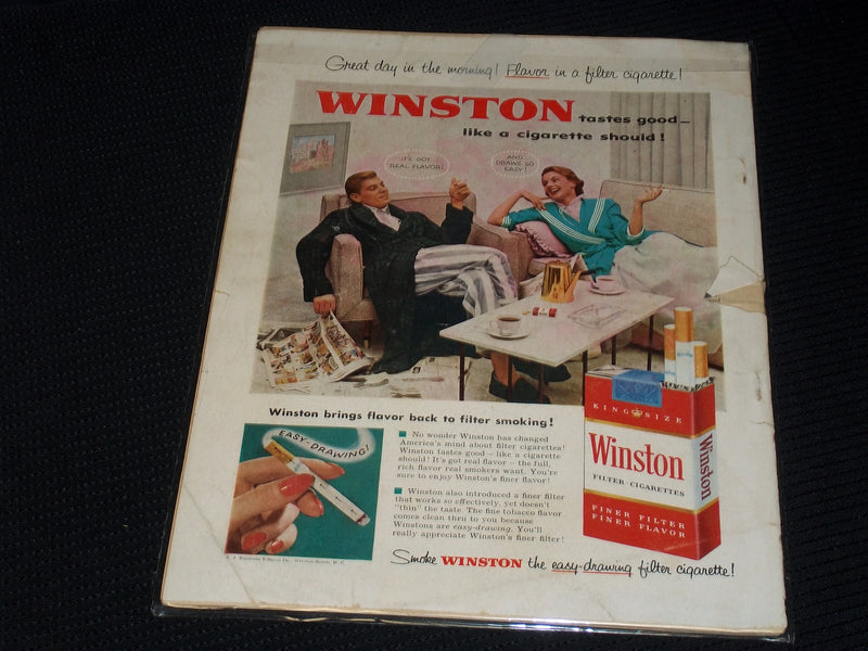 1955 MAY MOTION PICTURE MAGAZINE - DEBBIE & EDDIE FRONT COVER - E 1475