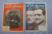 1919 LA GUERRE & LA VIE AERIENNE ILLUSTRE MAGAZINES- FRENCH - LOT OF 28 - O 3852