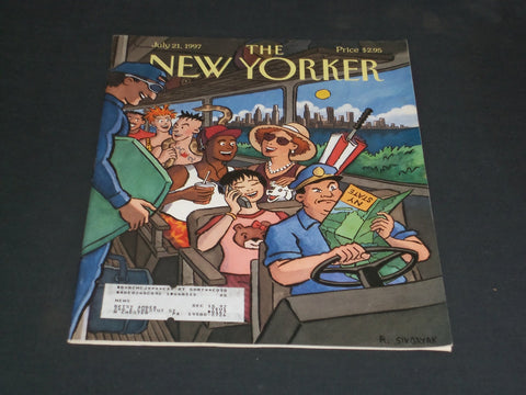 1997 JULY 21 THE NEW YORKER MAGAZINE - ILLUSTRATED COVER - NY 1899