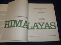 1986 HIMALAYAS HARDCOVER BOOK - PHOTOS & TEXT BY YOSHIKAZU SHIRAKAWA - KD 2817