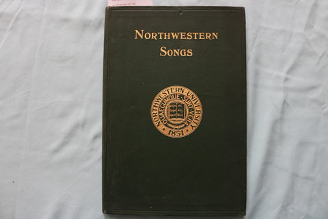 1909 NORTHWESTERN SONGS SOFTCOVER BOOK - NORTHWESTERN UNIVERSITY - K 3345