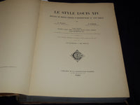 1912 LE STYLE LOUIS XIV D'ARCHITECTURE FRENCH VOLUME BY PLANAT & RUMBLER - #31