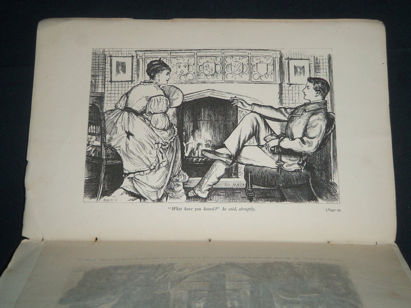 1875 THREE FEATHERS A NOVEL BOOK BY WILLIAM BLACK - NICE ILLUSTRATIONS - J 4347