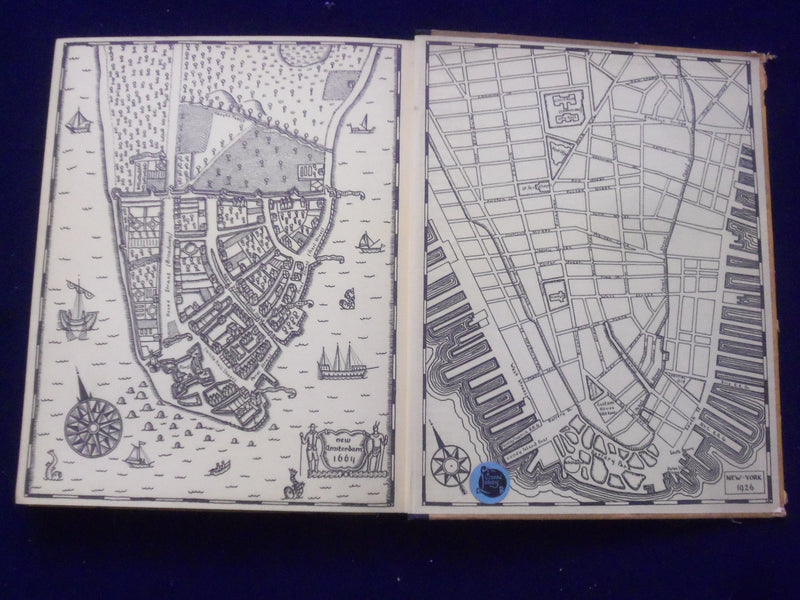 1926 NEW YORK NOT SO LITTLE AND NOT SO OLD HARDCOVER BOOK-SARAH LOCKWOOD-KD 8693