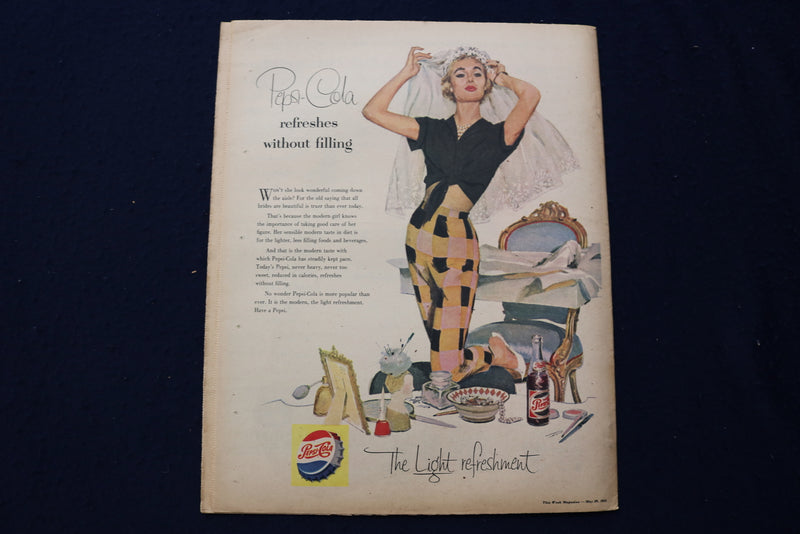 1955 MAY 28 THIS WEEK MAGAZINE - SON OF SINBAD MOVIE AD - E 22983