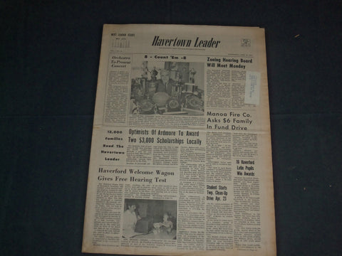1970 APRIL 29 HAVERTOWN LEADER NEWSPAPER - ZONING BOARD TO MEET MONDAY - NP 3410