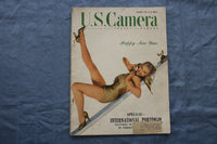 1951 JANUARY U.S. CAMERA MAGAZINE - HAPPY NEW YEAR COVER - SP 1194V